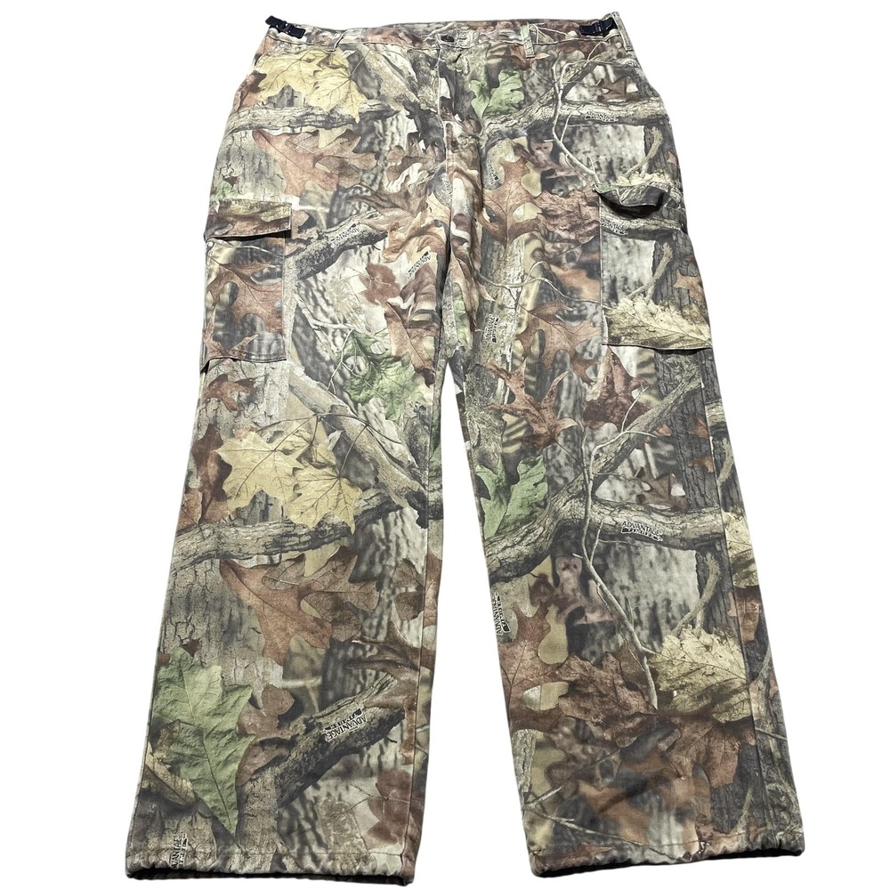Wrangler Outdoor Gear Pants Mens 40x31 Brown Advantage Camo Cargo Hunting